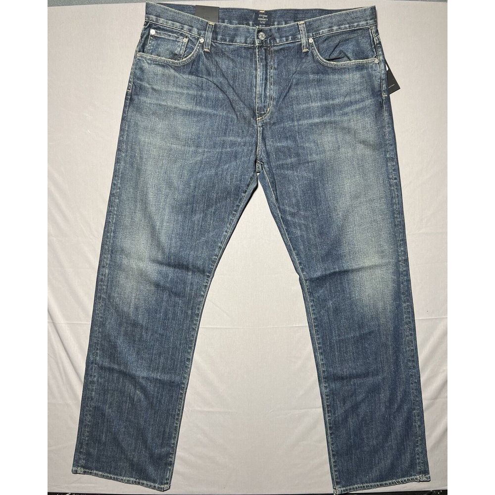 Citizens of Humanity Core Jeans‎ Mens Slim Straight Medium Wash Blue Denim 40